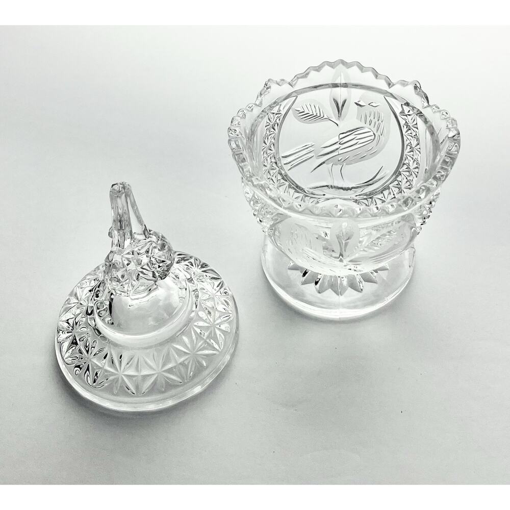 Hofbauer “Byrdes” 5-Piece Crystal Dinnerware Serving Hostess & Decor Set - Picture 5 of 11